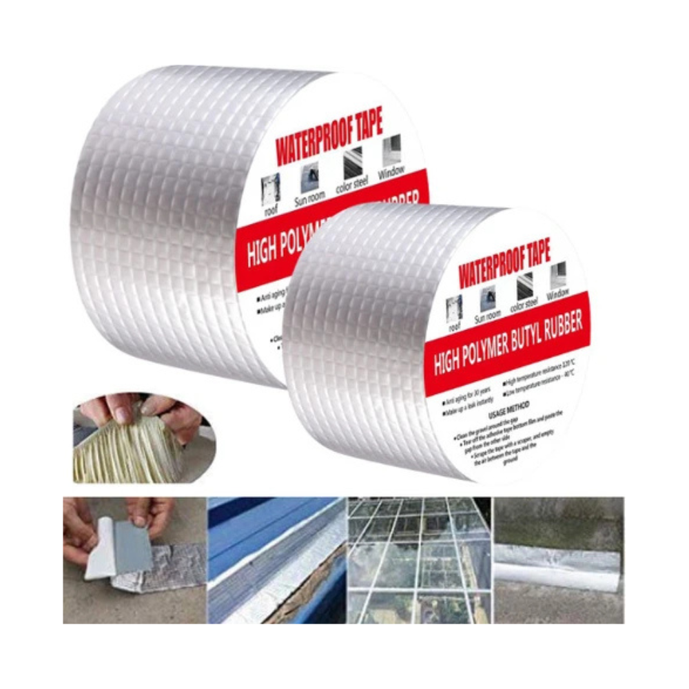 Oferta 2x1 Cinta impermeable Repara Goteras - Rápido y fácil protege tu casa de la lluvia